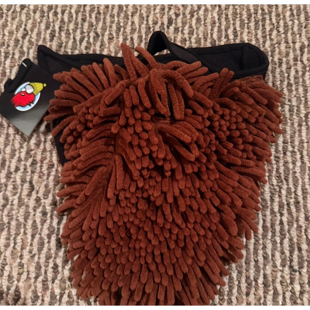 Beardski‎ Beard Ski Mask Brown Warm Comfy Gift Christmas NWT